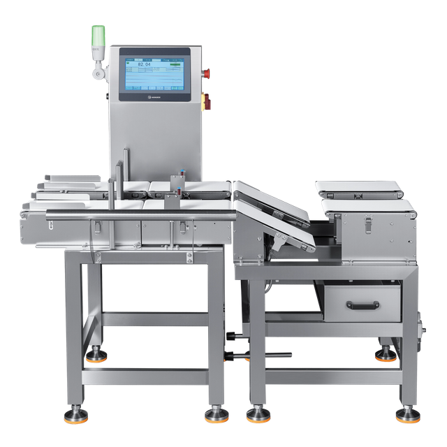 Trieuse pondérale à deux voies pour produits en boîte et en sac