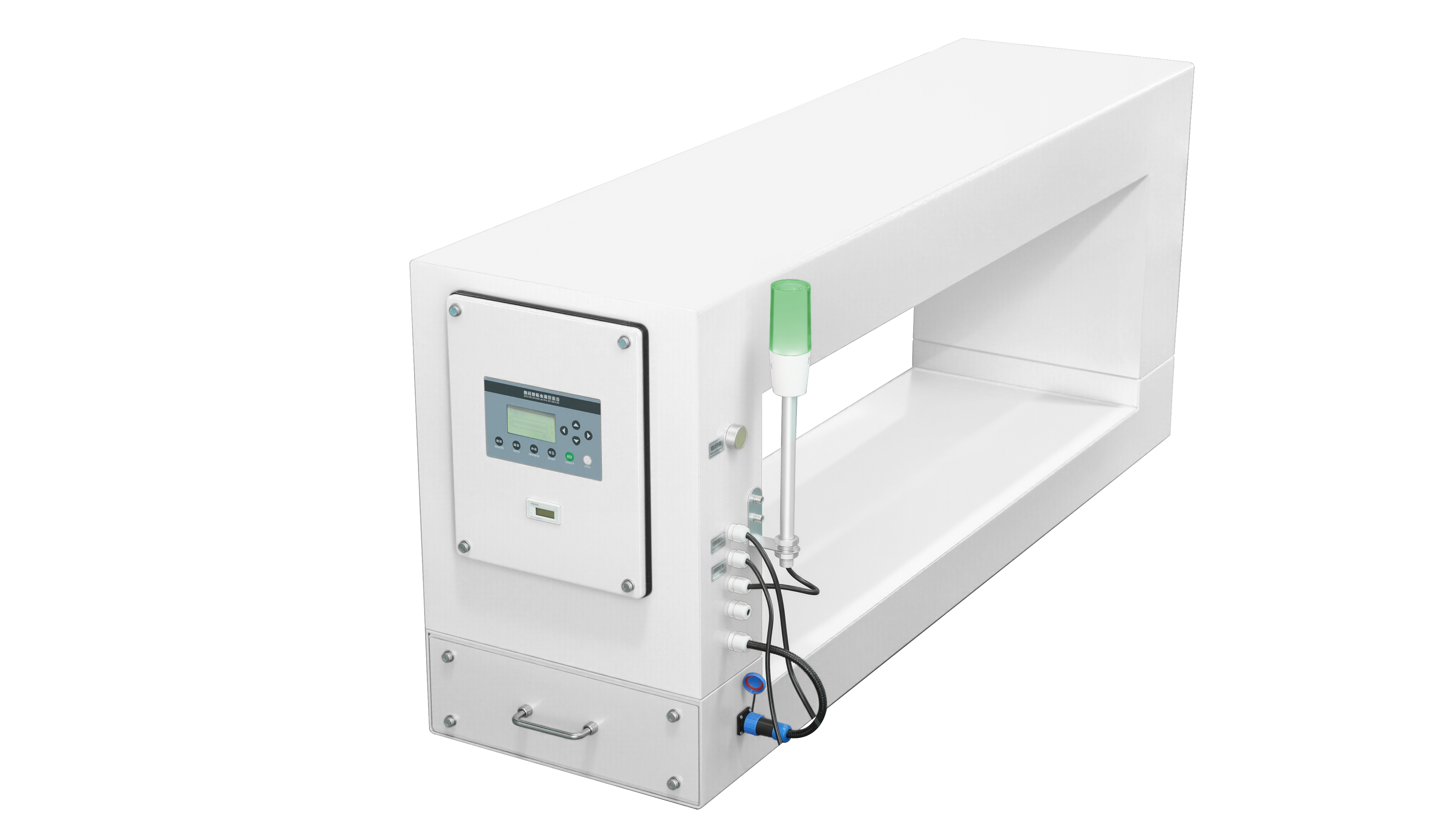 d&eacute;tecteur de m&eacute;taux avec finition peinture blanche 