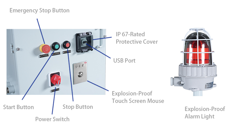 d&eacute;tails de la trieuse pond&eacute;rale antid&eacute;flagrante 