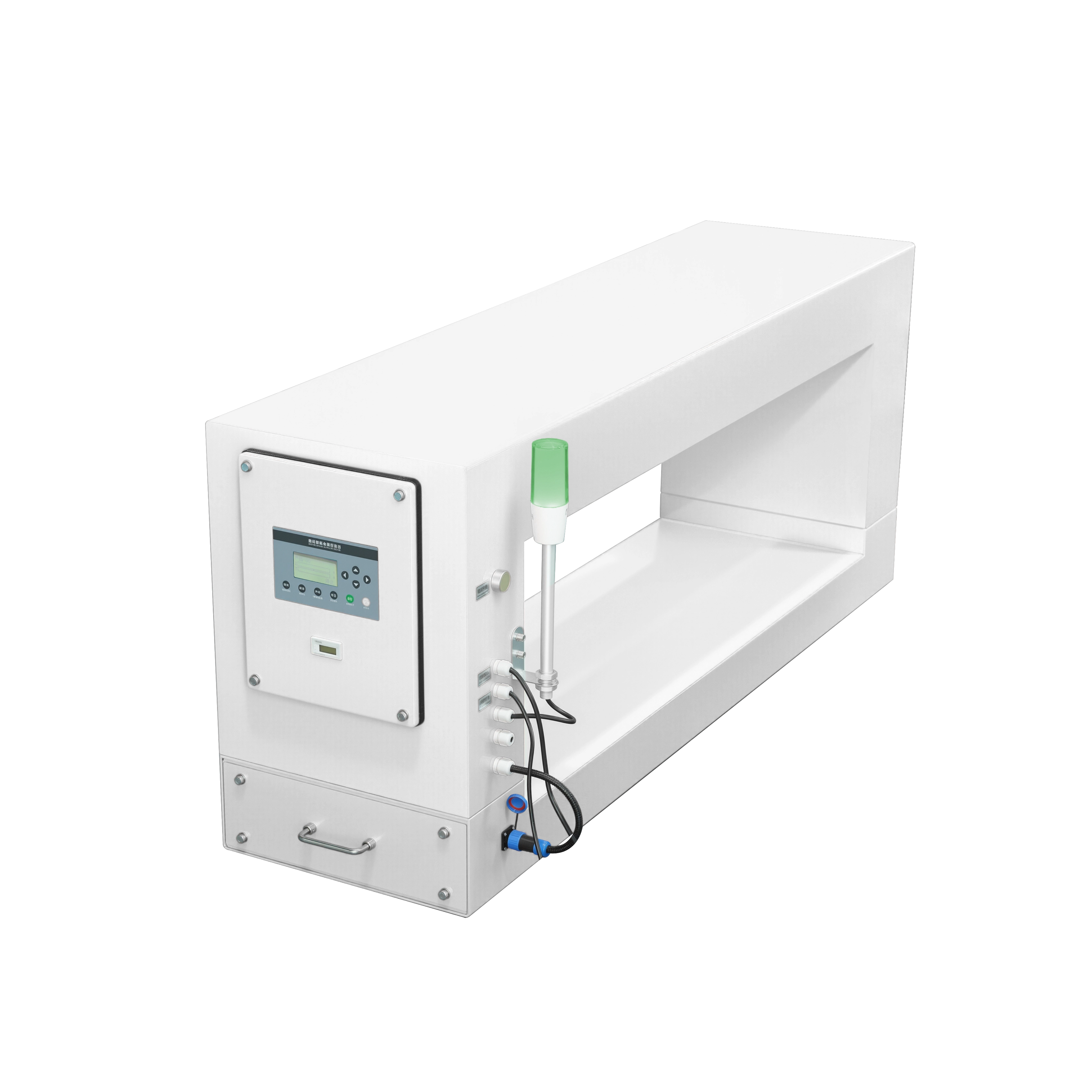 Détecteur de métaux avec extérieur blanc pour quartz calcaire