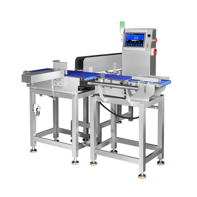 Trieuse pondérale pour produits en grandes bouteilles