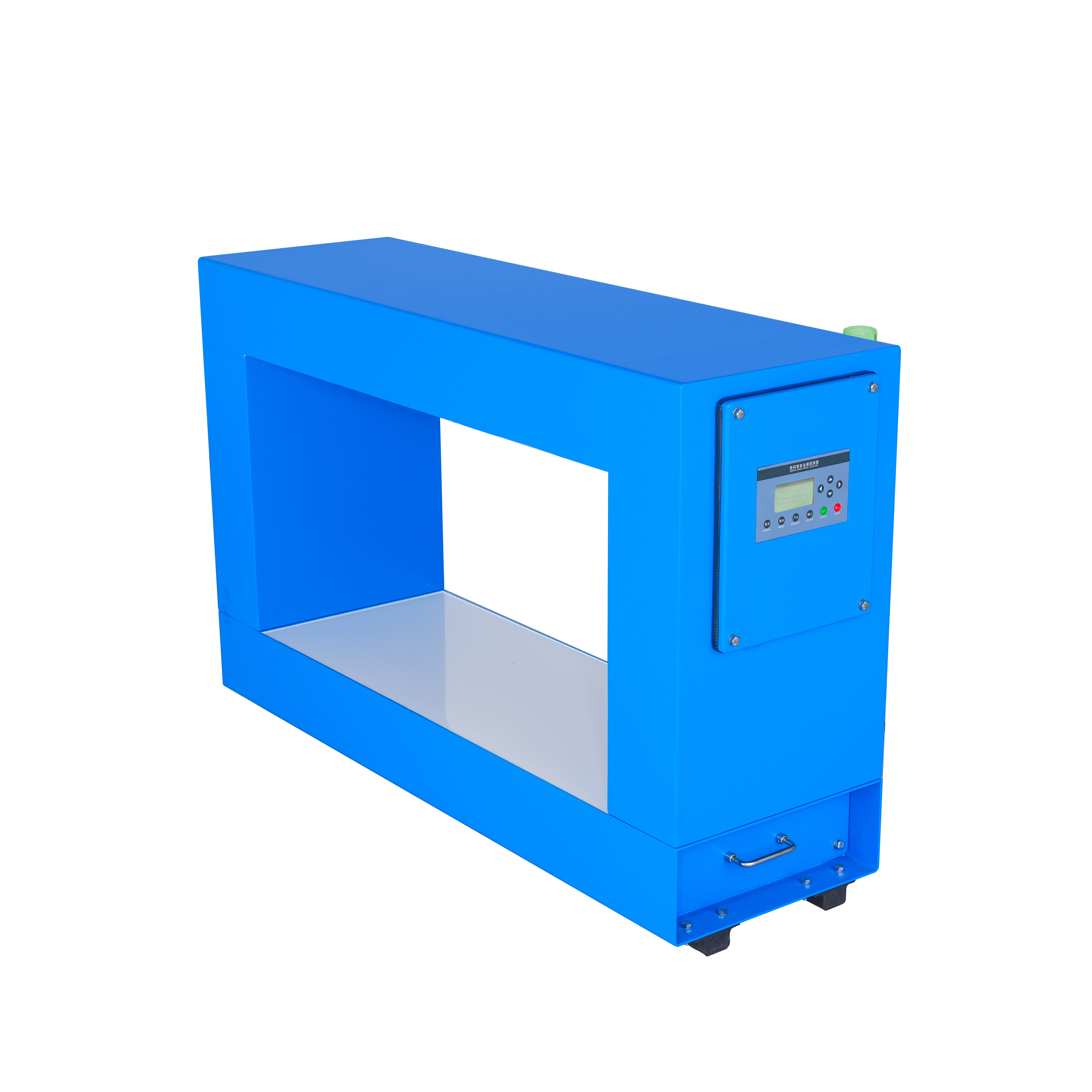 Détecteur de métaux avec extérieur bleu pour matériaux de construction 