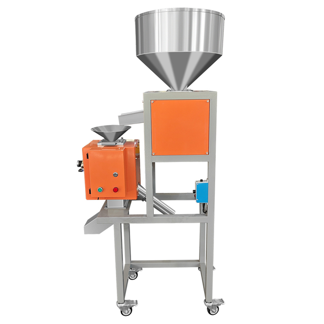 Détecteur de métaux à chute libre avec alimentation par vibration pour le plastique