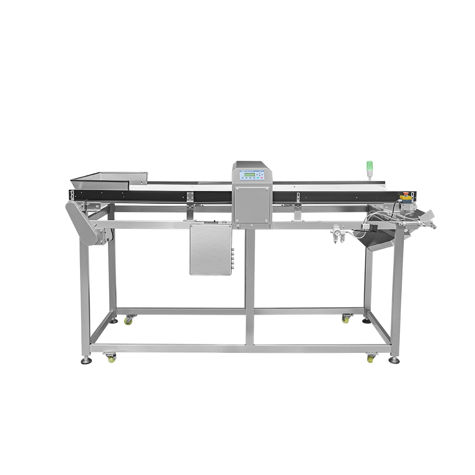 Détecteur de métaux avec rejet de rabat pour matériaux en vrac