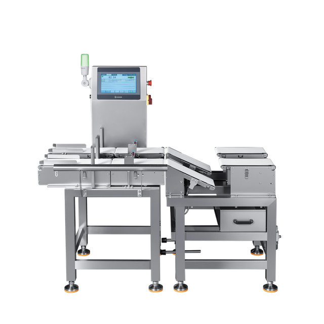 Trieuse pondérale à deux voies pour produits en boîte et en sac