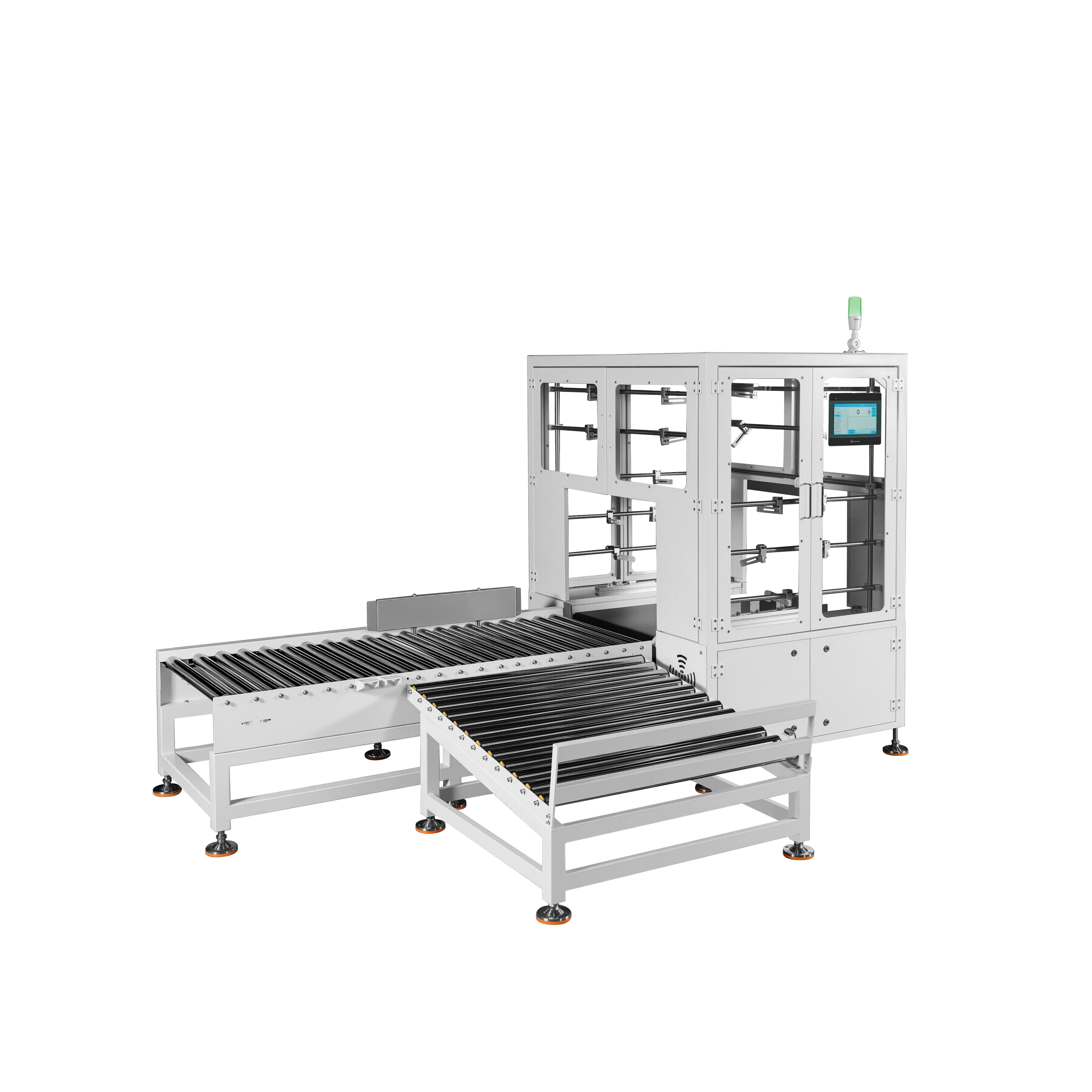 Trieuse pondérale à pesée dynamique fermée pour produits de grande taille 