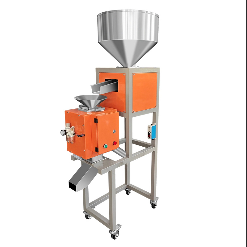 Séparateur de métaux à chute libre avec alimentation par vibration pour le plastique