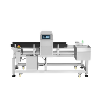 Détecteur de métaux avec rejet du poussoir pour produits de taille moyenne