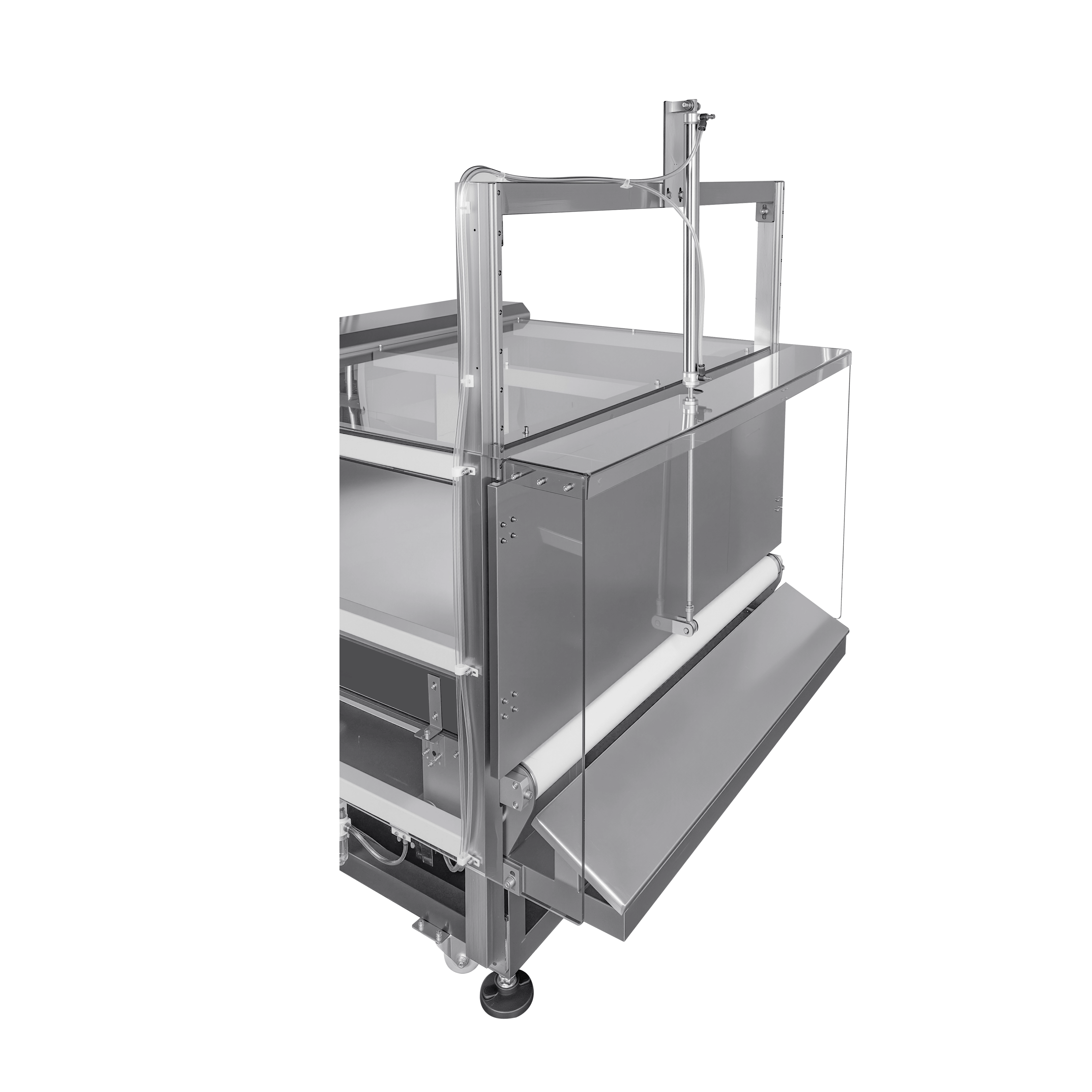 Détecteur de métaux avec quatre couvercles transparents pour produits électroniques