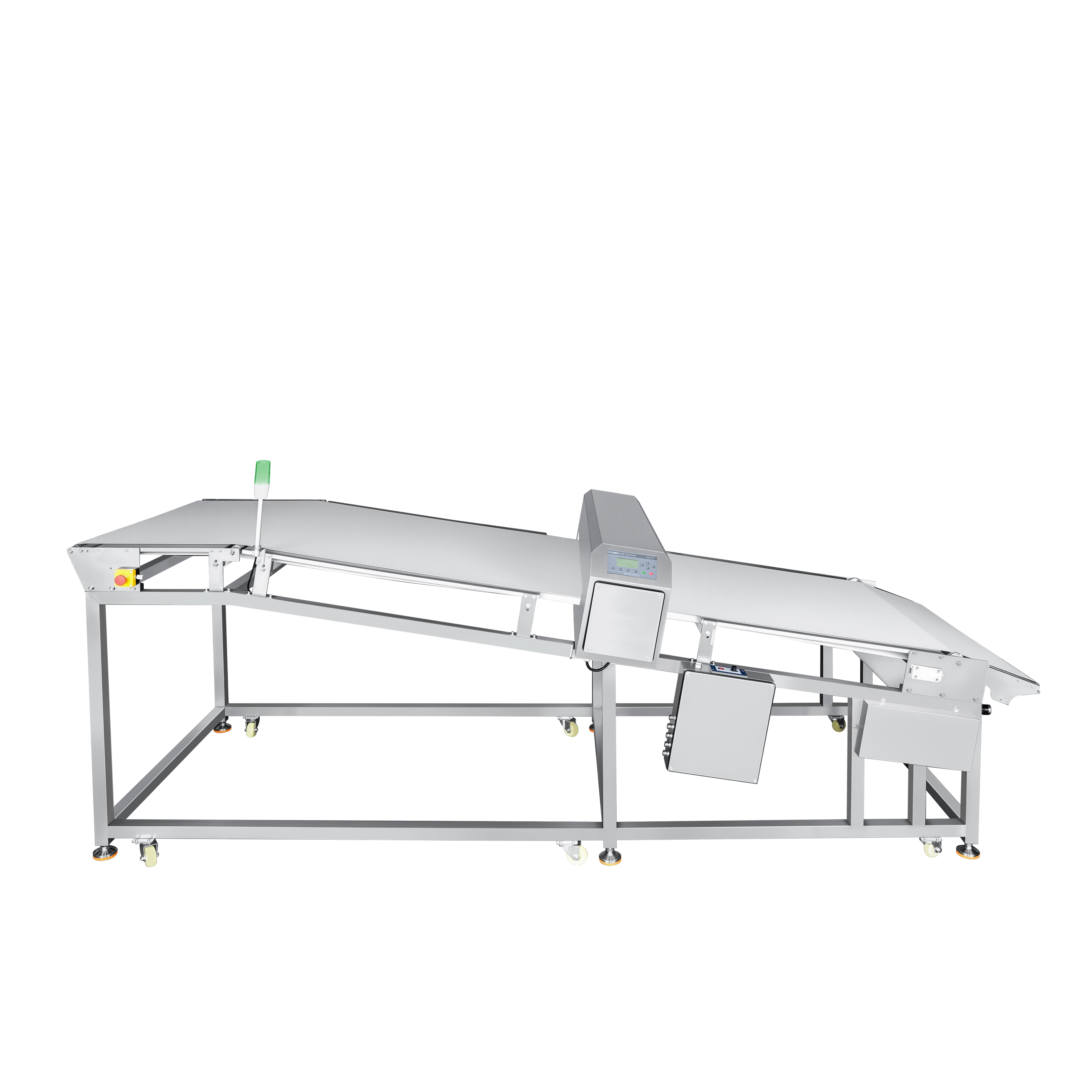 Détecteur de métaux incliné pour produits de boulangerie 