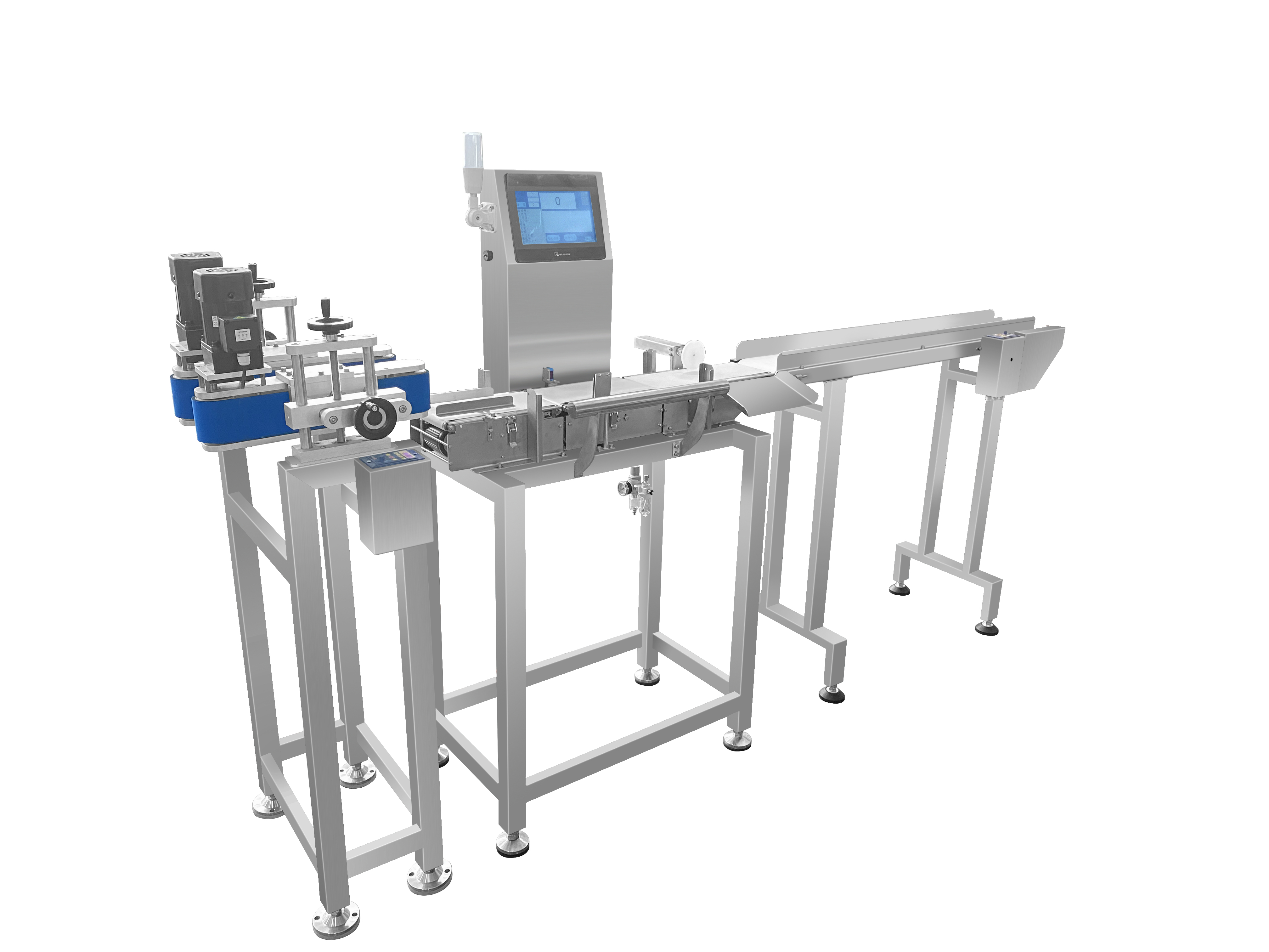 Machine de contrôle pondéral, balance à bande transporteuse, vérificateur de poids, pesage industriel